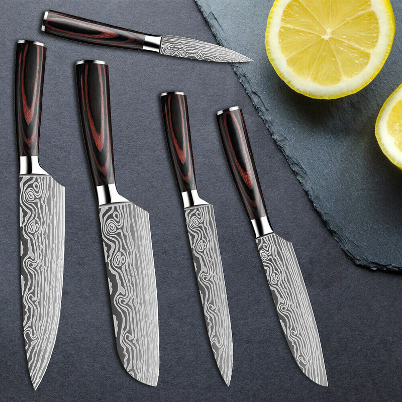 XITUO 8inch chef knife 1-8PC Japanese Damascus steel Pattern